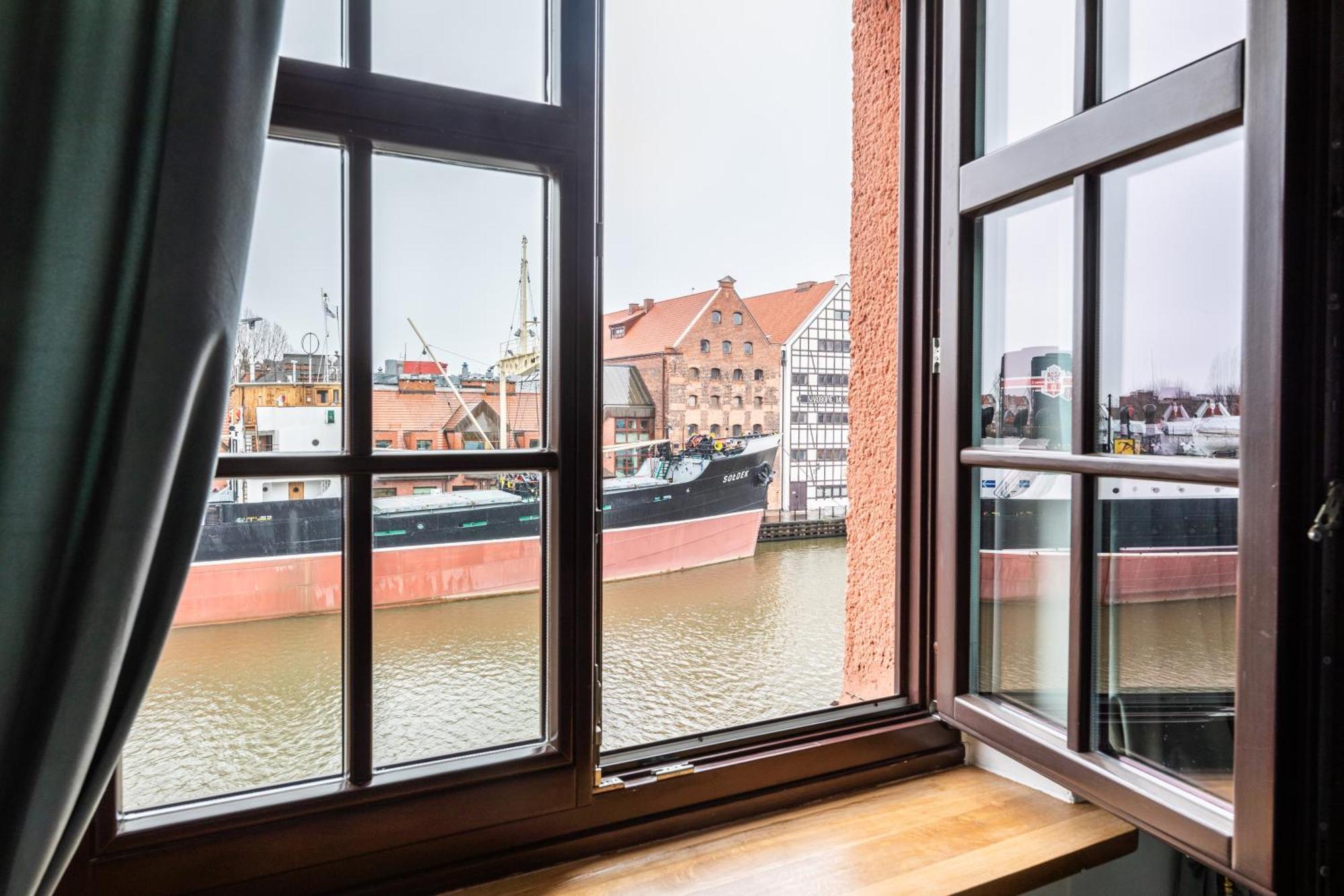 Motlawa Apartments - Old Town & River Viev, Fast Wifi Гданськ Номер фото